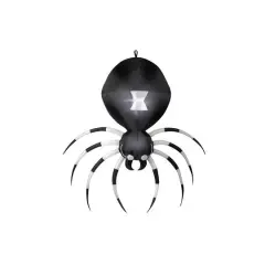 6ft. Airblown&reg; Inflatable Halloween Hanging Black & White Spider
