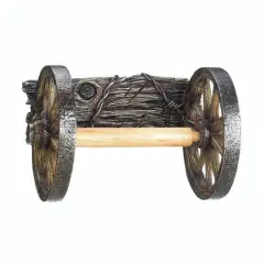 9" Wagon Wheel Toilet Paper Holder