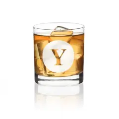 Hortense B. Hewitt Co. Engraved Drinking Glass Y