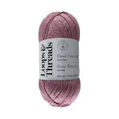 Classic Cotton Big Ball&trade; Solid Yarn by Loops & Threads&reg; Bubblegum
