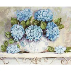 Luca-s HydrangeasB2328L Counted Cross Stitch Kit