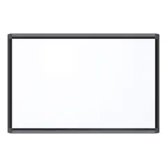 U Brands PINIT Black 36" x 24" Aluminum Frame Magnetic Dry Erase Board