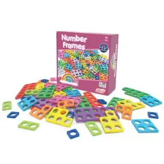 Junior Learning&reg; Rainbow Number Frames Magnetic Activities Learning Set