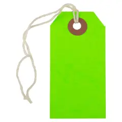 JAM Paper Gift Tags, 100ct. Neon Green