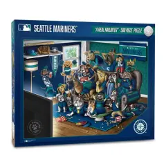 MLB Purebred Fans A Real Nailbiter 500 Piece Puzzle Seattle Mariners