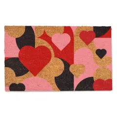 Mid Mod Heart Pattern Doormat