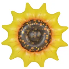 PoolCandy Giant Sunflower Island Float