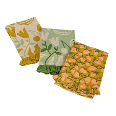 Hello Honey&reg; Fruit Print Cotton Tea Towels, 3ct.
