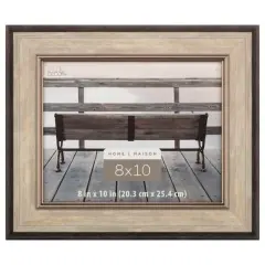 Home 8" x 10" Greige & Black Frame by Studio D&eacute;cor&reg;