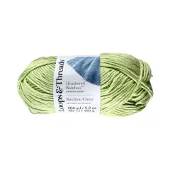 Heathered Bamboo&trade; Yarn by Loops & Threads&reg; Avocado