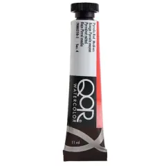 QoR&trade; Watercolor Tube, 11mL Pyrrole Red Medium