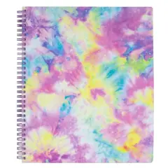 Steel Mill & Co.&reg; Tie Dye Large Spiral Notebook
