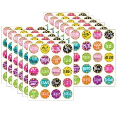 Teacher Created Resources Confetti Stickers, 12 Packs of 120