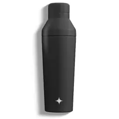 JoyJolt&reg; 20oz. Vacuum Insulated Cocktail Protein Shaker Black
