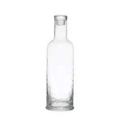 Hello Honey&reg; 32oz. Clear Hammered Glass Carafe