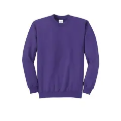 Port & Company&reg; Brights Core Fleece Crewneck Sweatshirt Purple