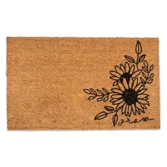 Grow Floral 30" x 18" Door Mat