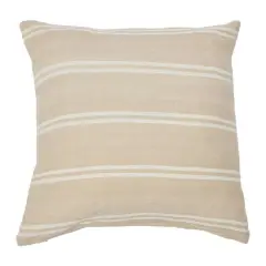 Hello Honey&reg; 20" Square Interwoven Double-Striped Cotton Pillow Cover