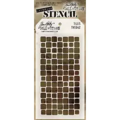 Stampers Anonymous Tim Holtz&reg; Tiles Layering Stencil