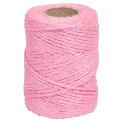 JAM Paper 1/8" x 54yd. Kraft Twine Pink