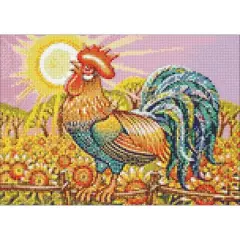 Wizardi Rooster Diamond Painting Kit