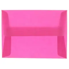 JAM Paper A2 Translucent Vellum Invitation Envelopes, 50ct. Magenta