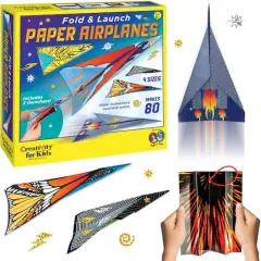Creativity for Kids&reg; Fold & Launch Paper Airplanes