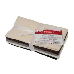 SINGER Solid Cotton Fabric Bundle Neutrals