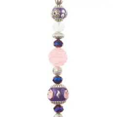 Clear & Purple Strung Beads By Bead Landing&trade;