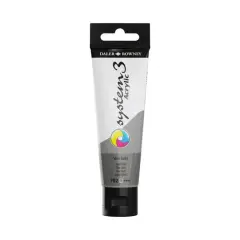 Daler-Rowney&reg; Original System 3 Acrylic Paint, 59mL 702 Silver Imitation