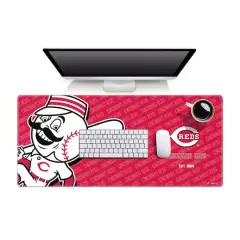 MLB Logo Series Desk Pad Cincinnati Reds