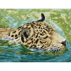 Diamond Dotz&reg; Intermediate Jungle Prince Pre-Framed Diamond Painting Kit