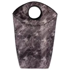 DII&reg; Black Marble Laundry Basket Bag