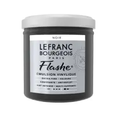 Lefranc & Bourgeois Flashe&reg; Matte Artist's Color, 125mL Black