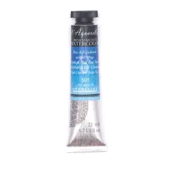 Sennelier French Artists' Watercolor, 21mL 305 Cerulean Blue Red Shade S4