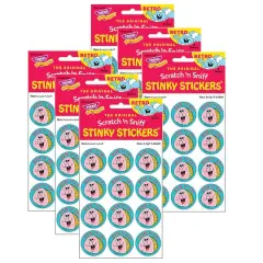 TREND Enterprises&reg; Ham It Up! Ham Scented Stickers, 6 Packs of 24