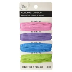 Bamboo Cording by Bead Landing&reg; Pink/Lavender/Blue/Green