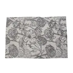 Hello Honey&reg; Cotton Tufted Rug With Flower Pattern, 4ft. x 6ft.