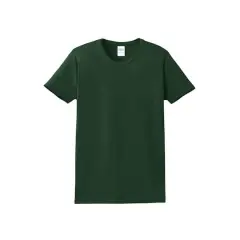 Port & Company&reg; Colors Ladies Essential T-Shirt Dark Green
