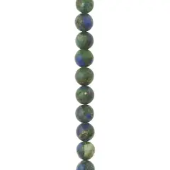 Green & Blue Chryscolla Round Beads by Bead Landing&reg;, 8mm