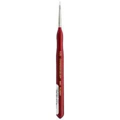Connoisseur&reg; White Taklon Mini Detail Filbert Brush, 10/0