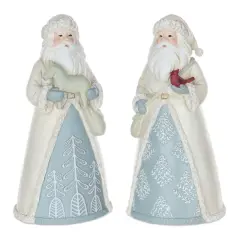 10.5" Winter Santa Figurine Set