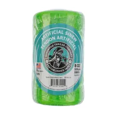 Gudebrod Artificial Sinew, 300yd. Neon Green