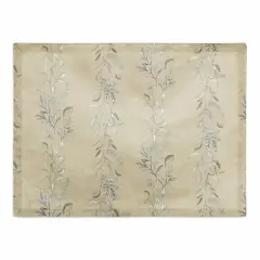 Vines Cotton Twill Placemat Tan