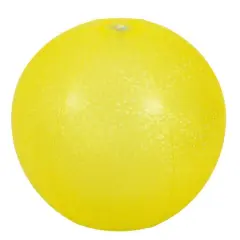 20" Yellow Mosaic Inflatable Beach Ball