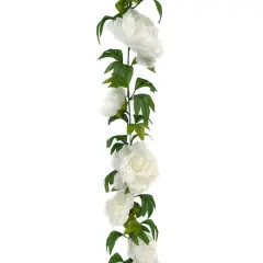 6ft. Cream Peony Garland by Ashland&reg;