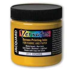 Jacquard Versatex Screen Printing Ink, 4oz. 311 Ochre