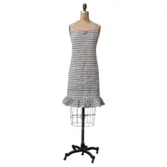 Hello Honey&reg; Ruffled Striped Apron with Pocket