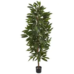 6.5ft. Potted Mango Artificial Tree