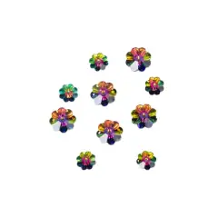 Flower Sew-On Austrian Crystals by Bead Landing&trade;, 10ct. Crystal Vitrail Medium